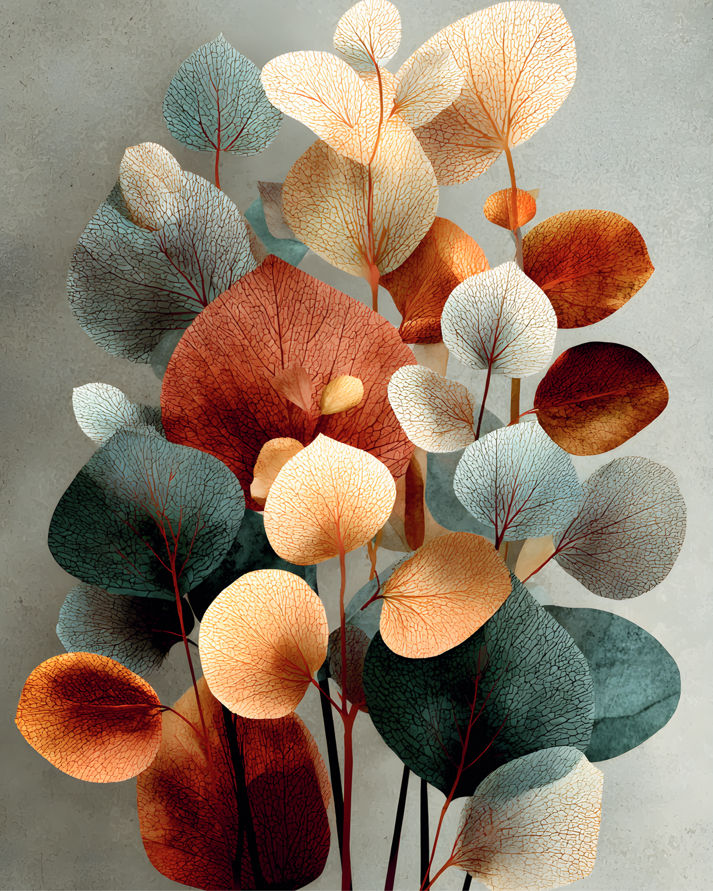 Amber Stillness Printable Wall Art | Instant Download