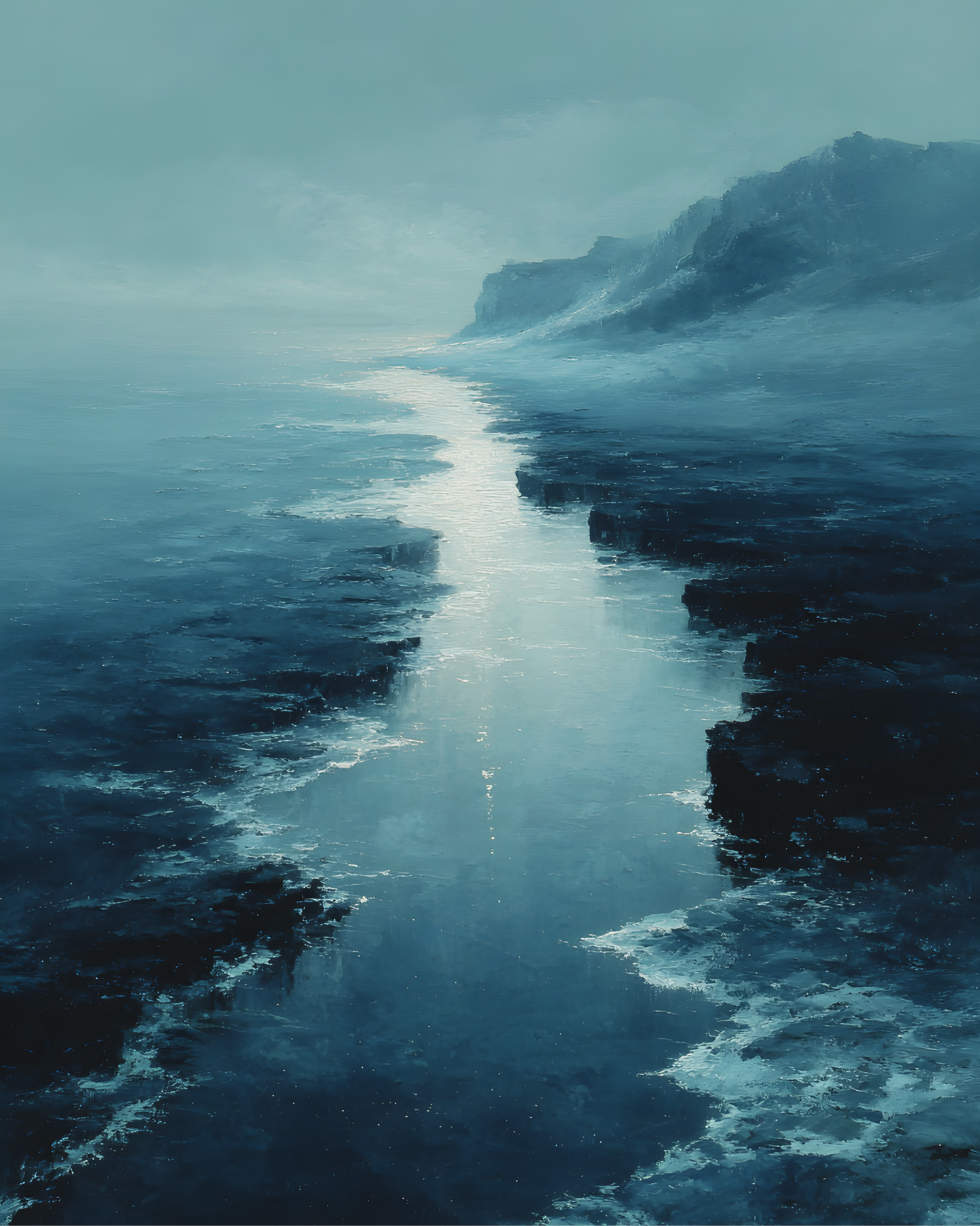 Beneath the Winter Horizon Printable Wall Art | Instant Download