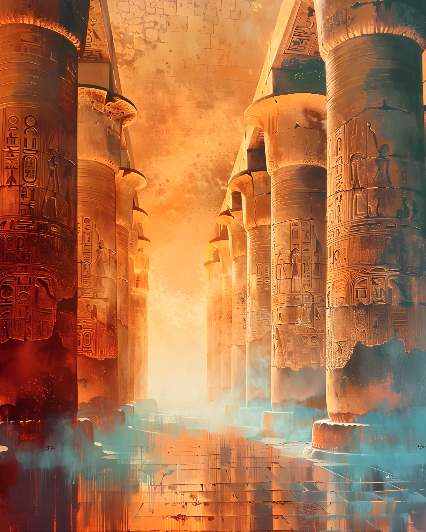 Dawn of the Eternal Sands Printable Wall Art | Instant Download