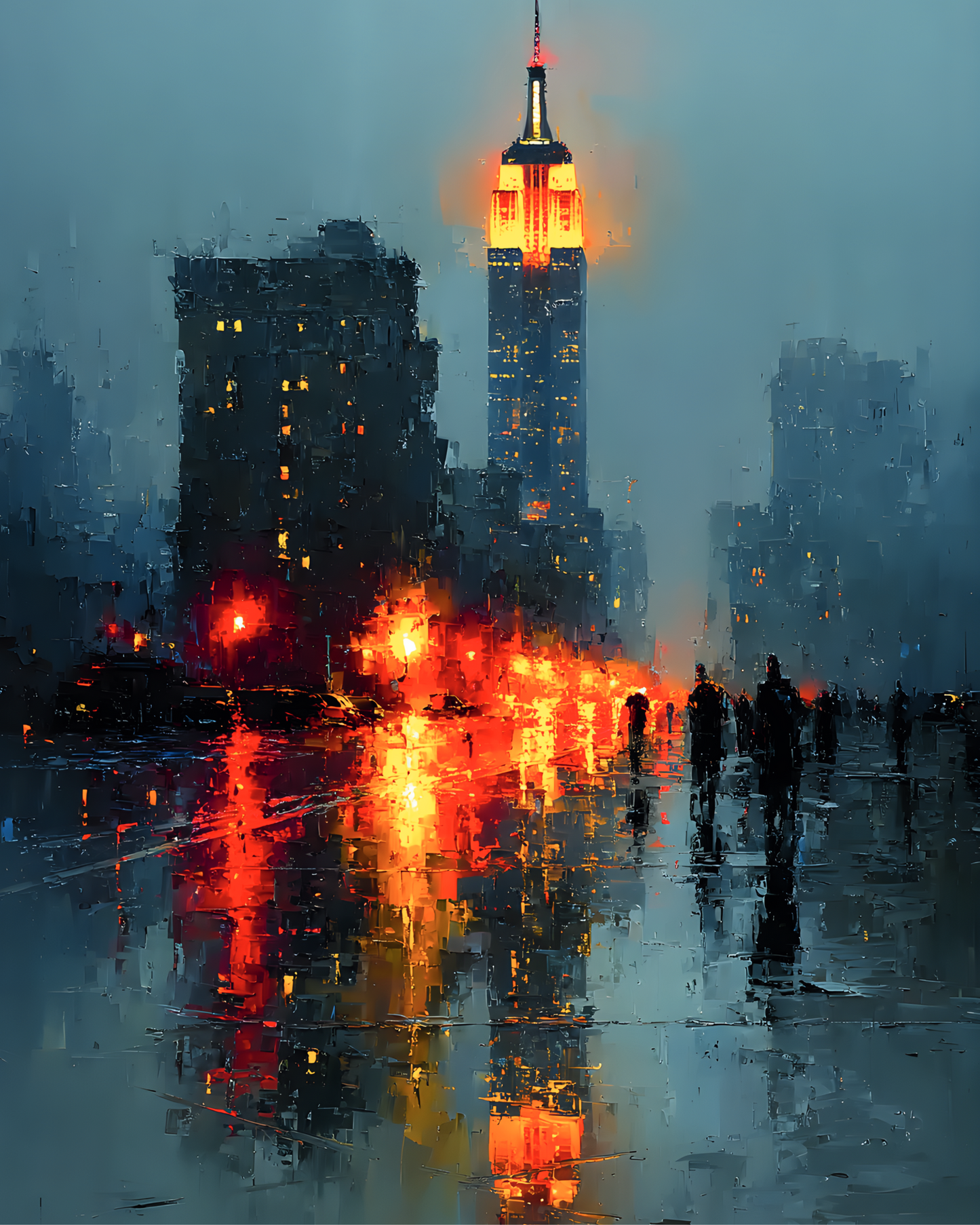 Manhattan Solitude Printable Wall Art | Instant Download