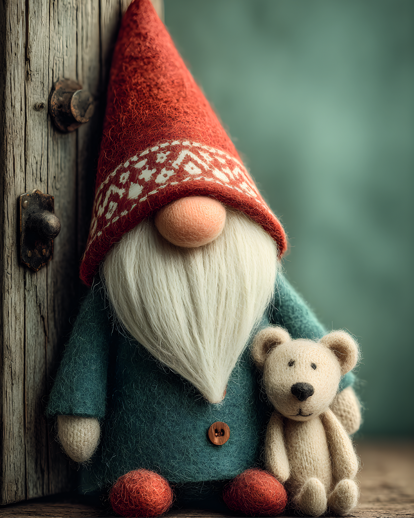 Nordic Gnome of Gentle Days Printable Wall Art | Instant Download