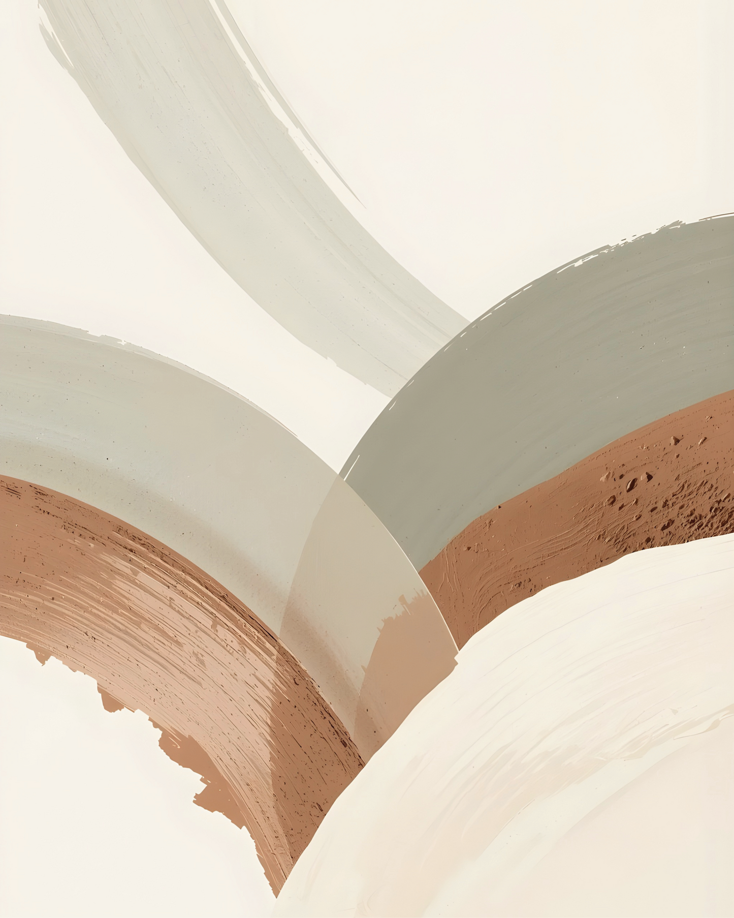 Soft Earth Curves Printable Wall Art | Instant Download