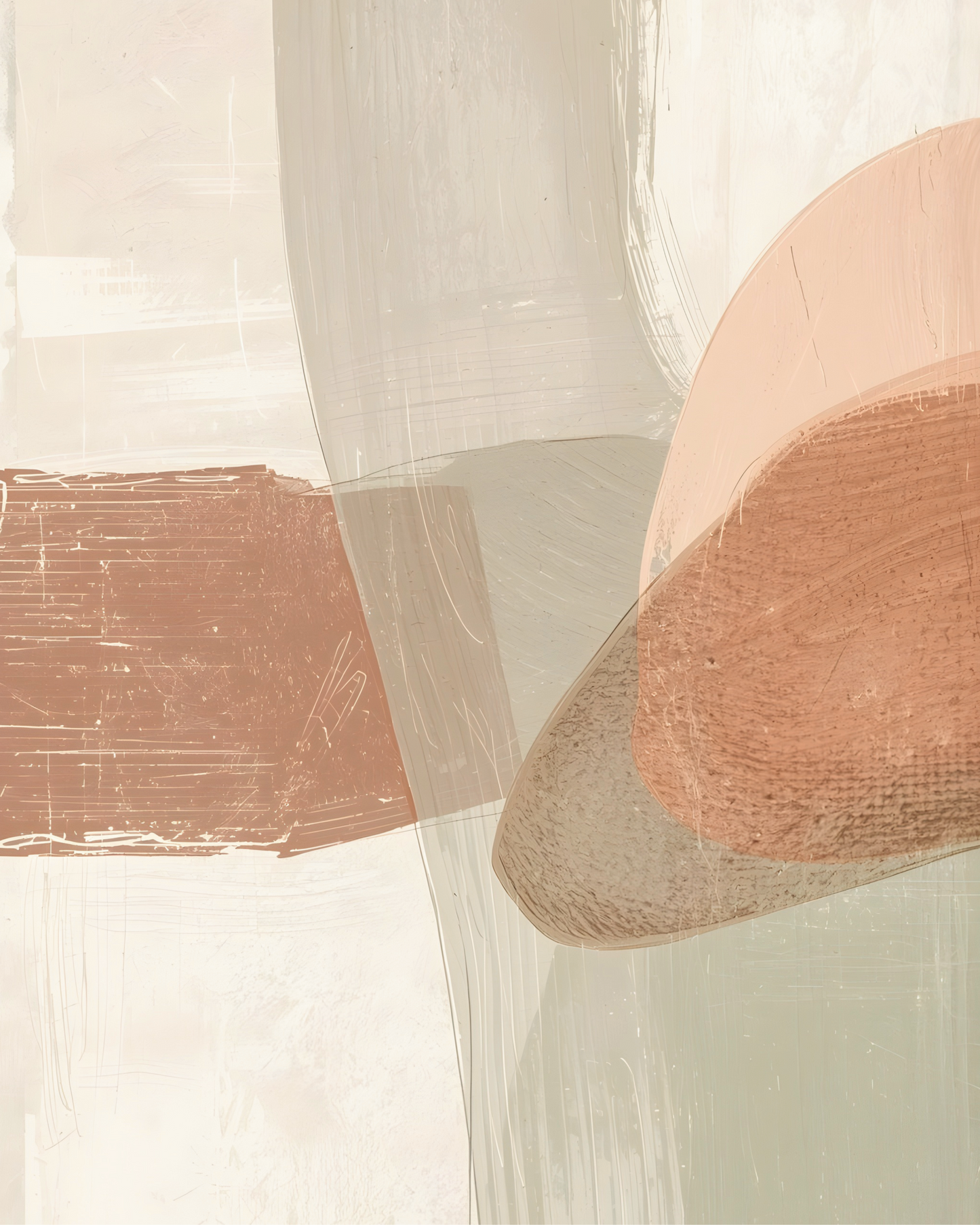 Clay Contours Printable Wall Art | Instant Download