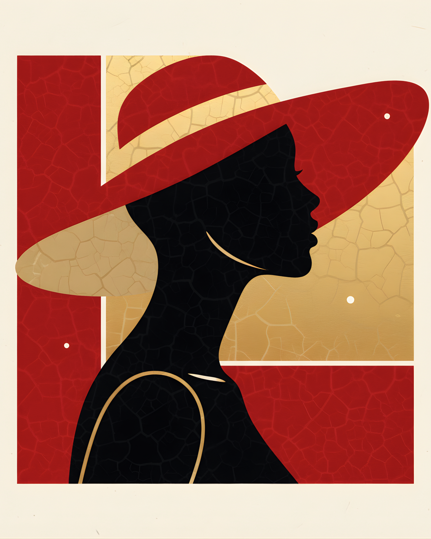 Crimson Shade Printable Wall Art | Instant Download