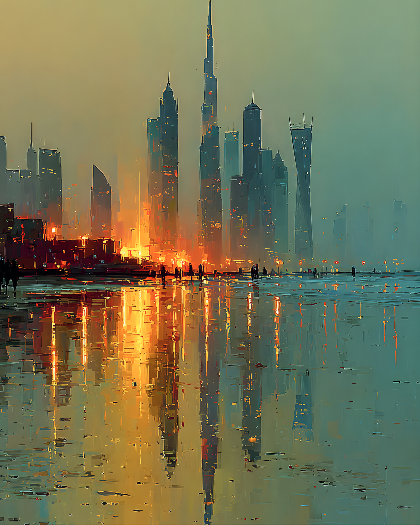 Dubai Mirage Printable Wall Art | Instant Download