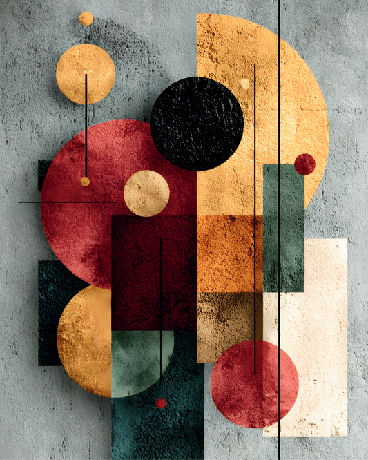 Echoes of Bauhaus Printable Wall Art | Instant Download