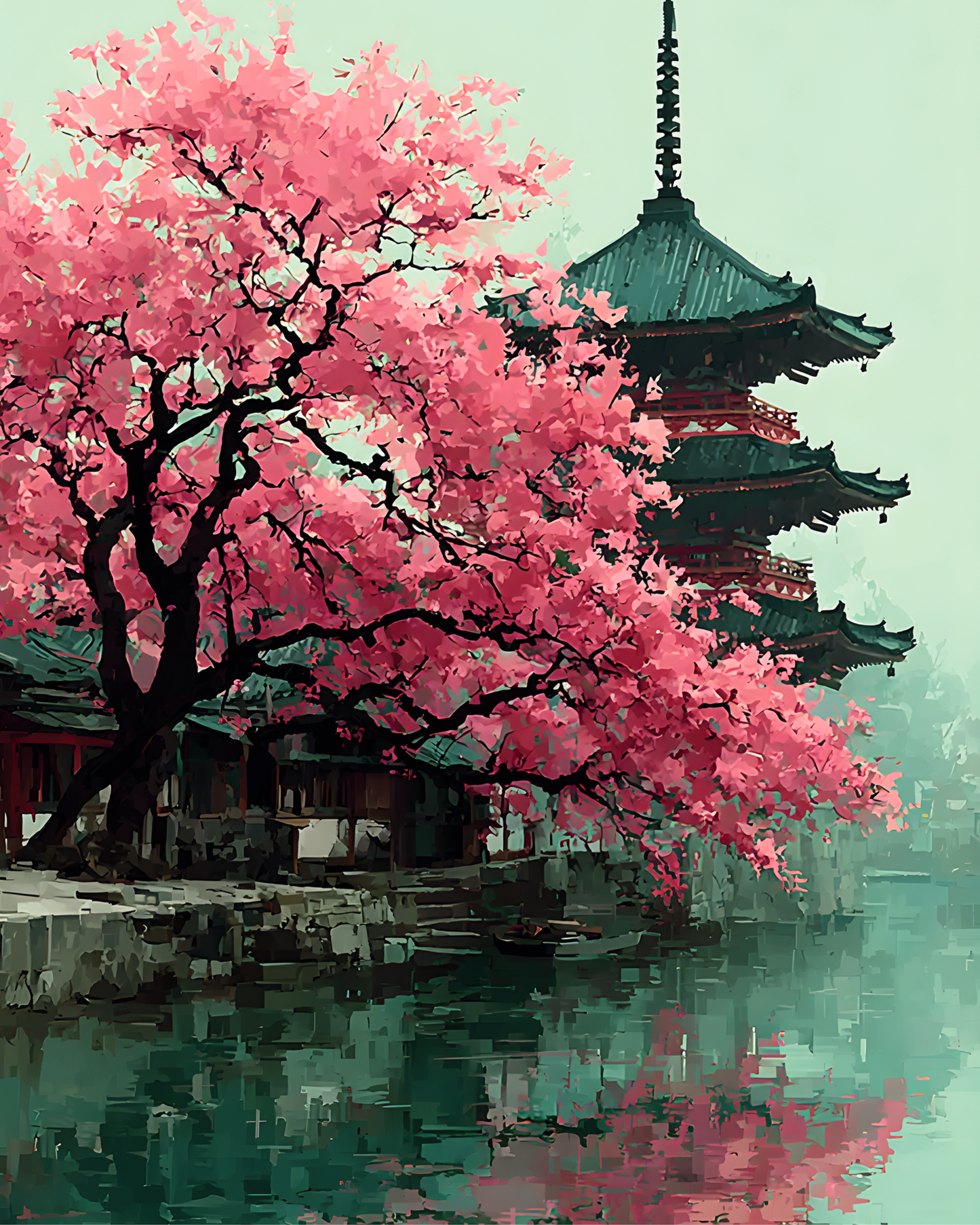Kyoto Murmuration Printable Wall Art | Instant Download