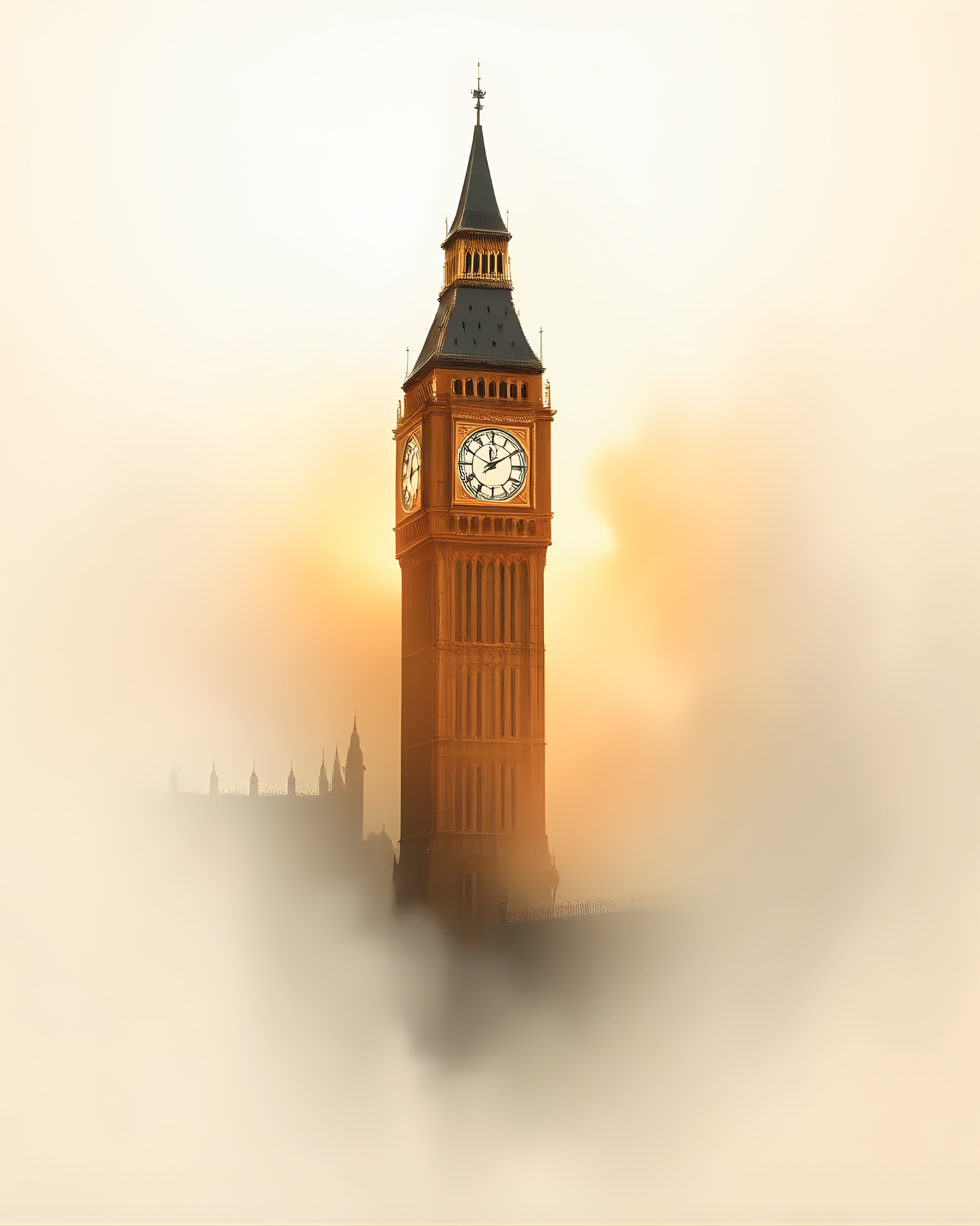 London in Soft Light Printable Wall Art | Instant Download