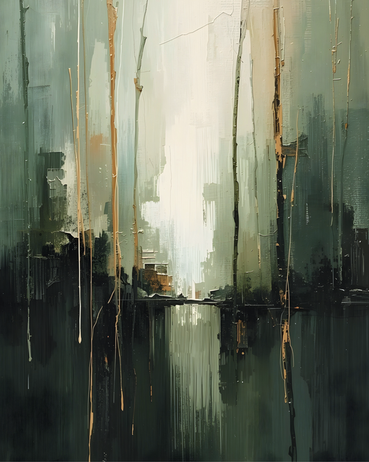 Mistbound Forest Printable Wall Art | Instant Download