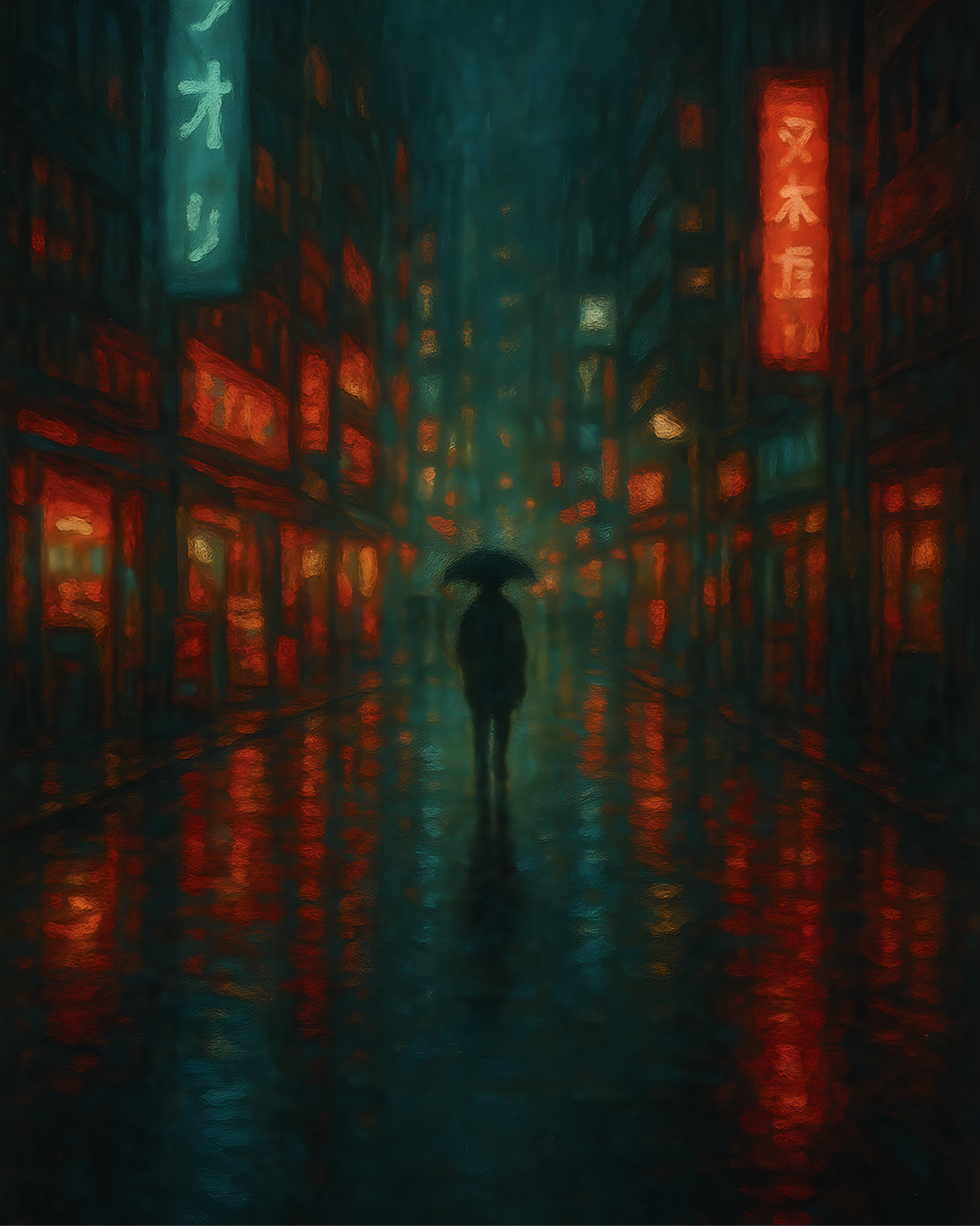 Neon Quietude Tokyo Printable Wall Art | Instant Download
