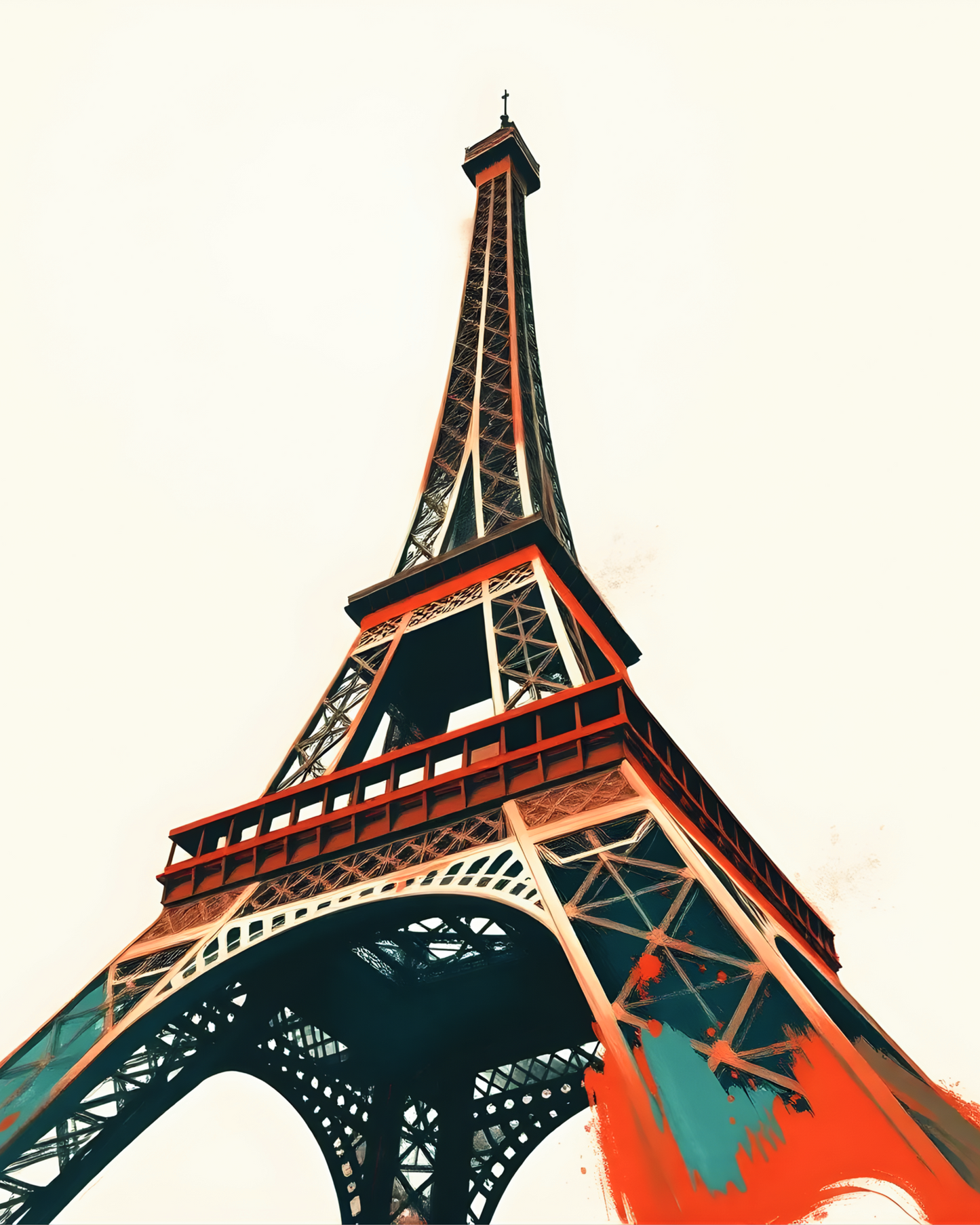Printable wall art Paris Serenity for living room UK home decor digital print