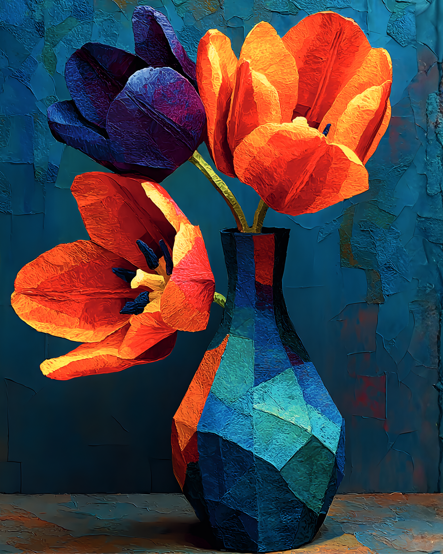 Prism Bloom Printable Wall Art | Instant Download